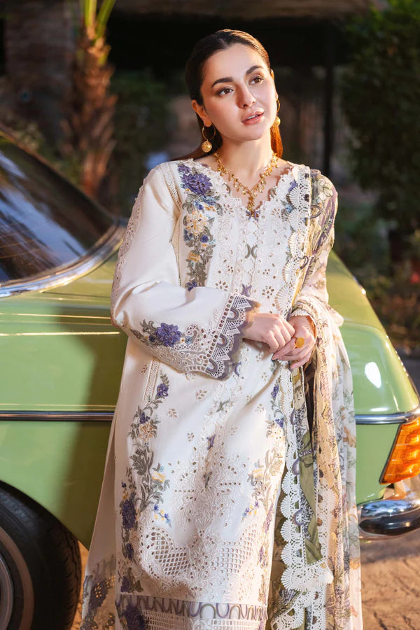 Lawn-3PC Embroidered Shirt with Digital Printed Jacquard Dupatta-5180