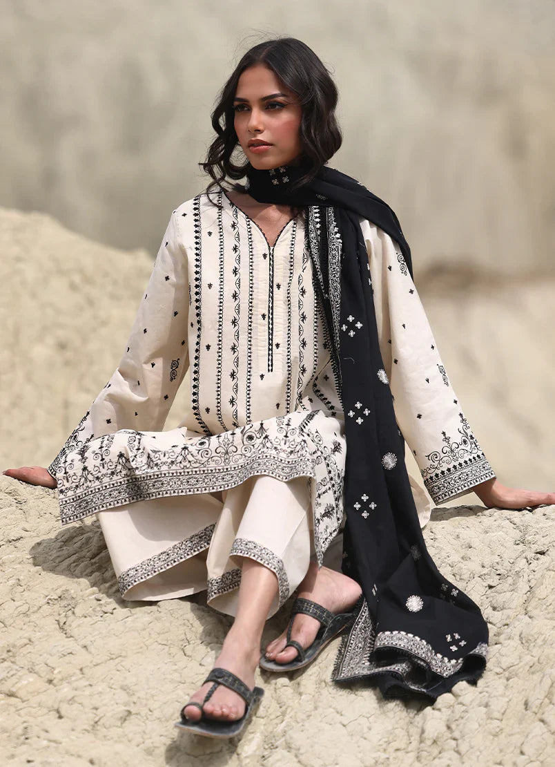 LUXURY PREMIUM EMB 3PC LAWN 2026