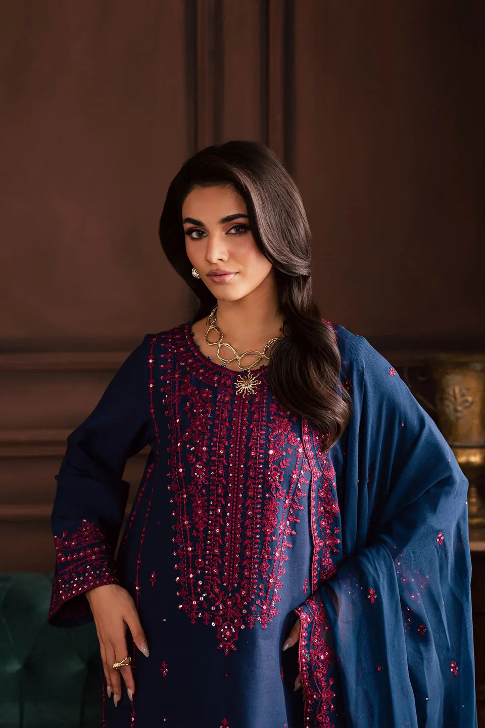 LUXURY PREMIUM EMB 3PC LAWN 2026