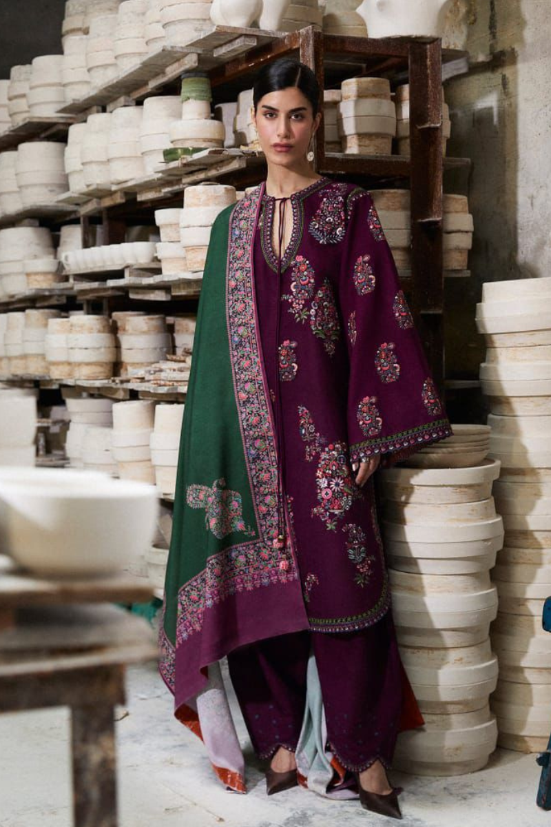 Lawn-3PC Embroidered Shirt With Digital Printed Jauqard Dupatta-5119