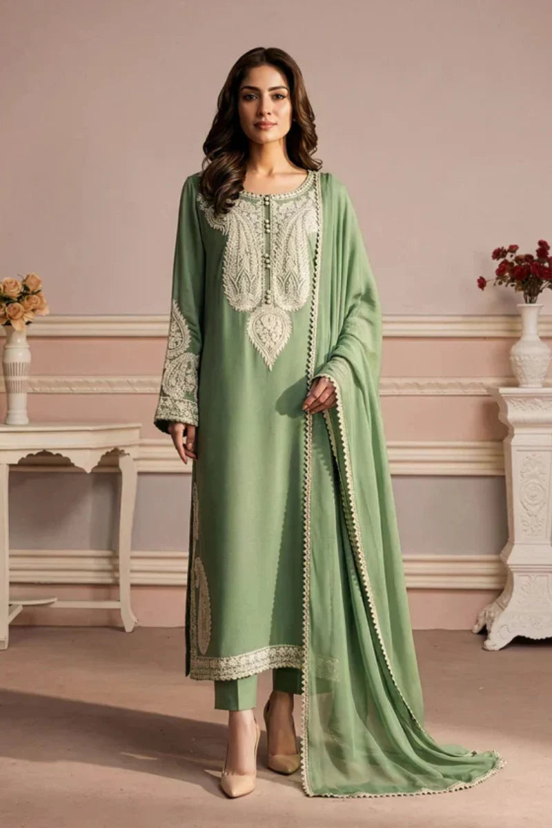 LUXURY PREMIUM EMB 3PC LAWN 2026