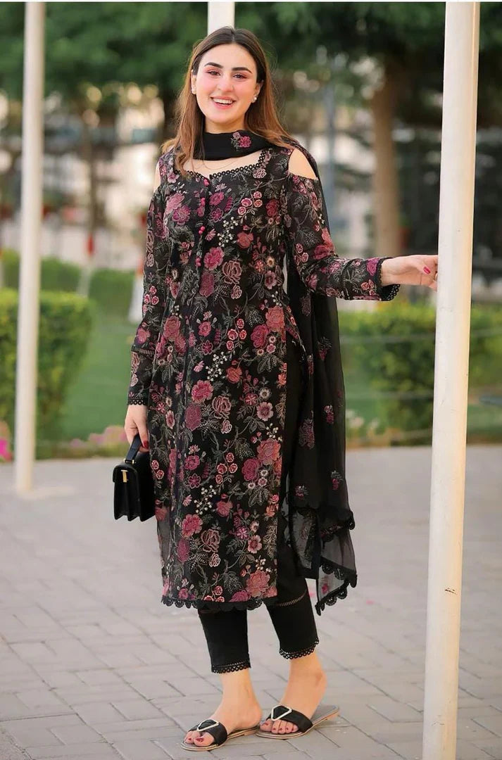 LUXURY PREMIUM EMB 3PC LAWN 2026