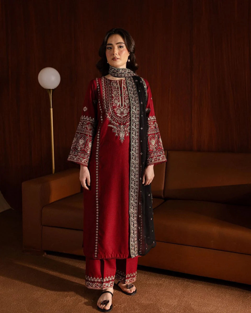 LUXURY PREMIUM EMB 3PC LAWN 2026