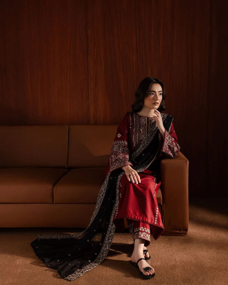 LUXURY PREMIUM EMB 3PC LAWN 2026